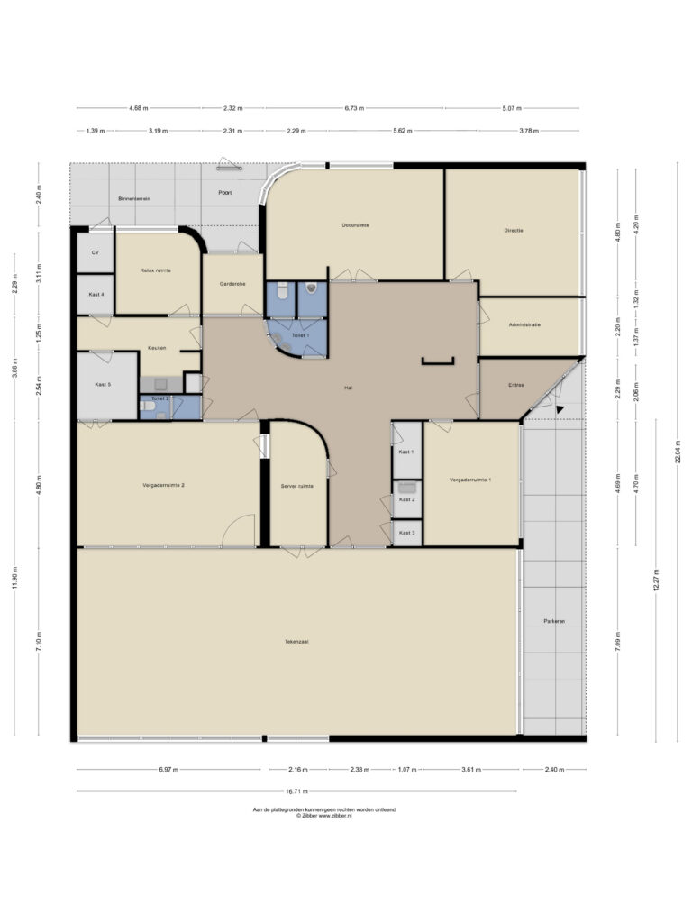 Bergen Op Zoom – Markgravenlaan 3 – Plattegrond
