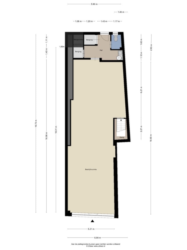 Hulst – Steenstraat 10 – Plattegrond 2