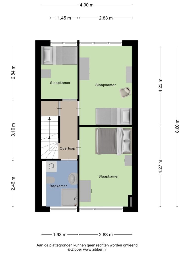Roosendaal – Amarildijk 96 – Plattegrond