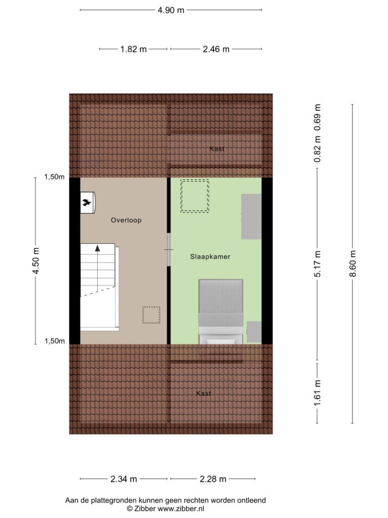 Roosendaal – Amarildijk 96 – Plattegrond 3