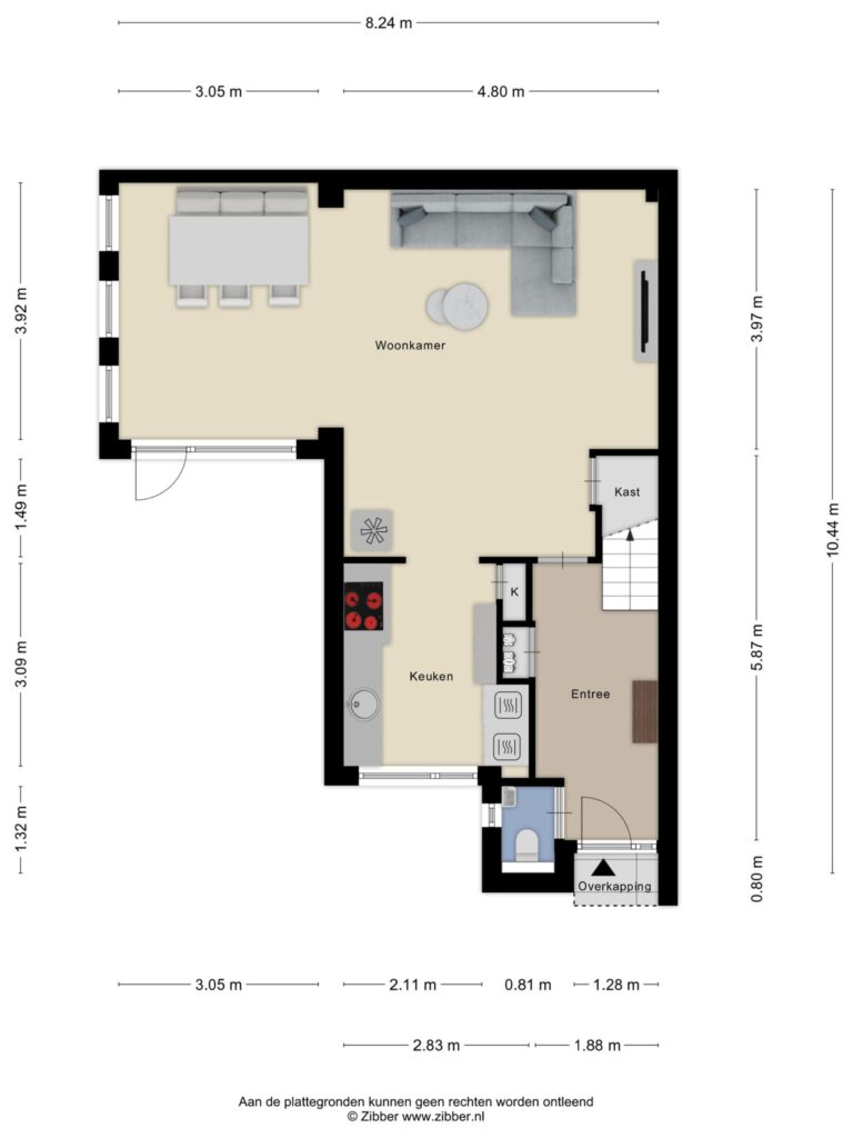 Florastraat 61 Bergen Op Zoom – Plattegrond