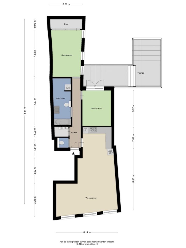 Zuidzijde Haven 13a Bergen Op Zoom – Plattegrond 2