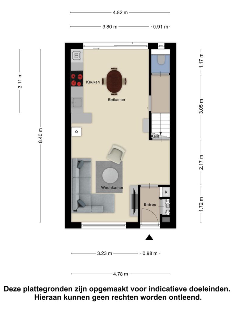 Kromstraat 36 Halsteren – Plattegrond 5