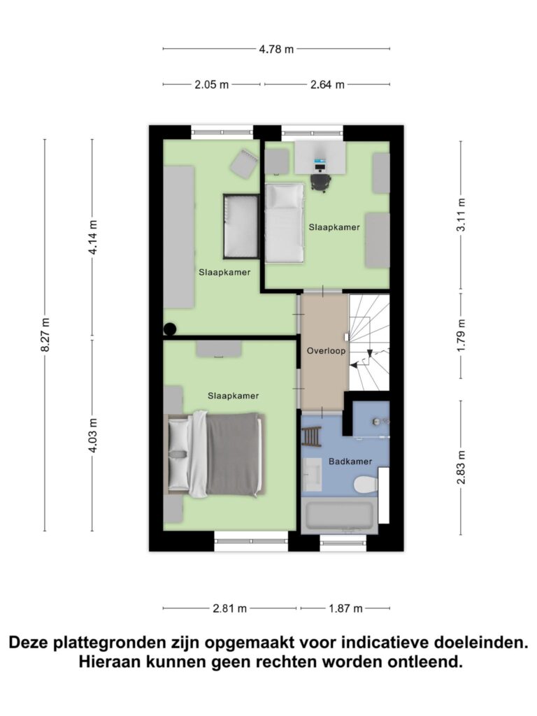 Kromstraat 36 Halsteren – Plattegrond 2