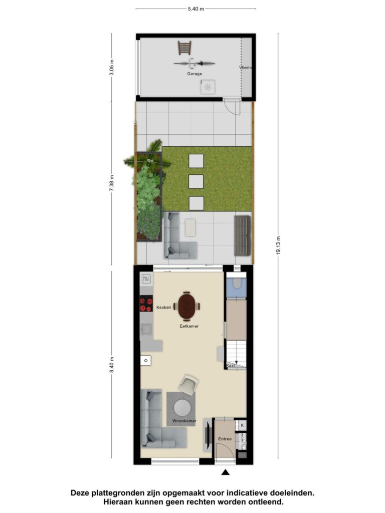 Kromstraat 36 Halsteren – Plattegrond 4