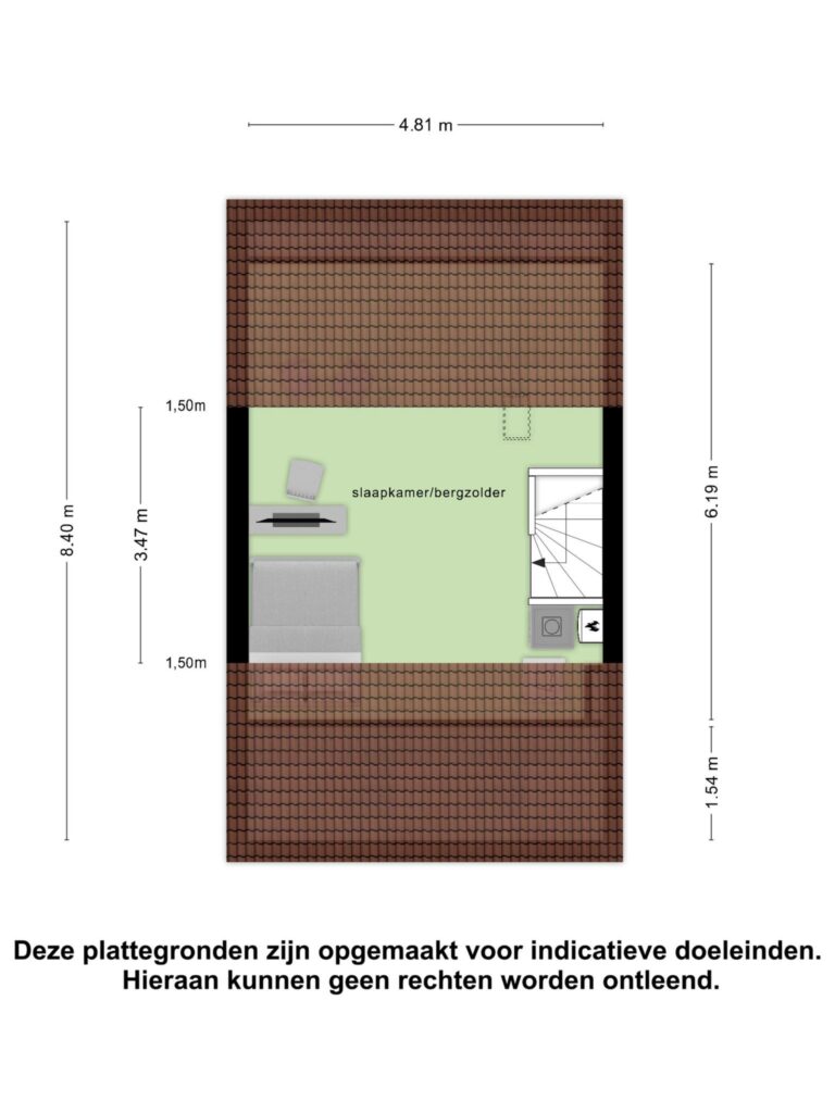 Kromstraat 36 Halsteren – Plattegrond 3