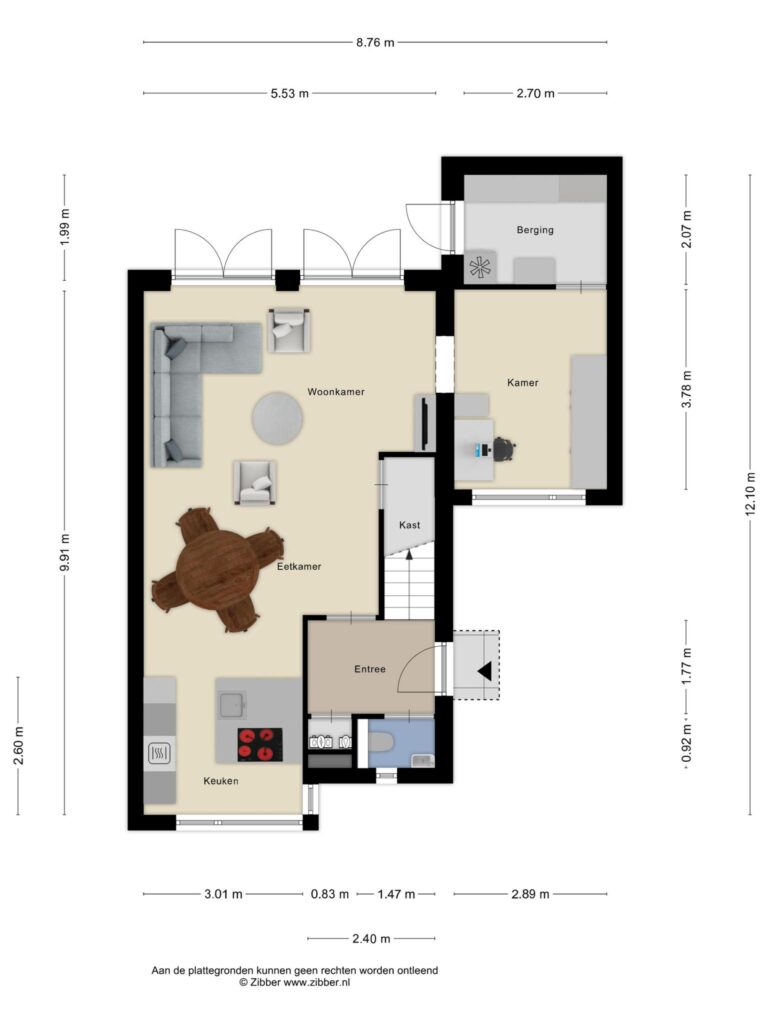 Kapitein Wielmanlaan 15 Halsteren – Plattegrond 2