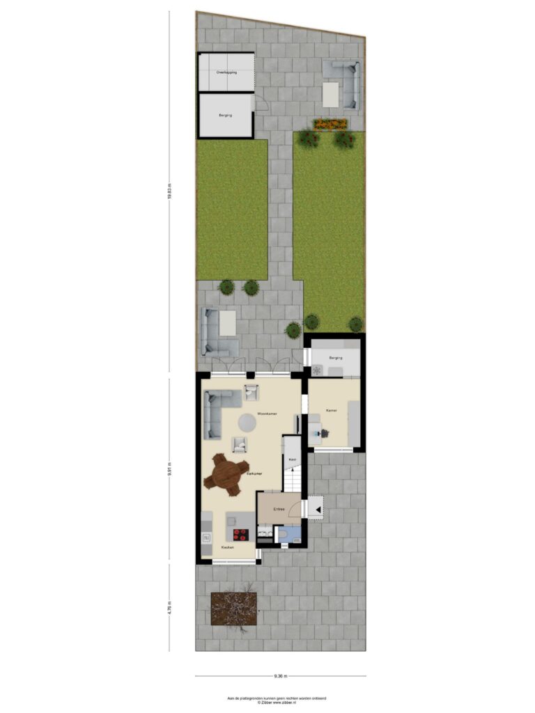 Kapitein Wielmanlaan 15 Halsteren – Plattegrond