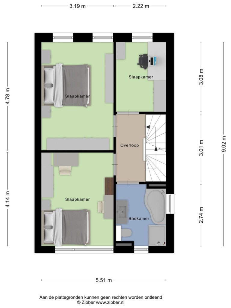 Kapitein Wielmanlaan 15 Halsteren – Plattegrond 3