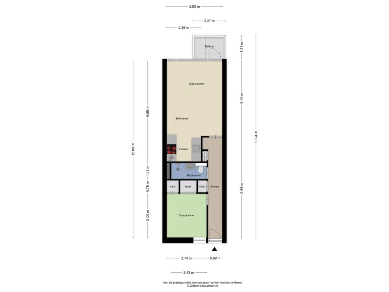 Noordsingel 74 Bergen Op Zoom – Plattegrond