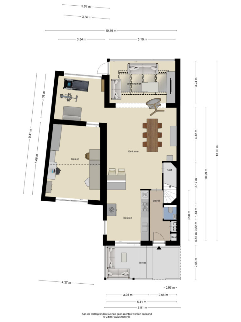 Halsteren – Kapitein Lentingsingel 41 – Plattegrond 2