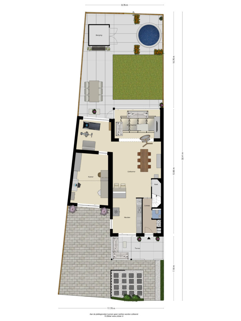 Halsteren – Kapitein Lentingsingel 41 – Plattegrond 3