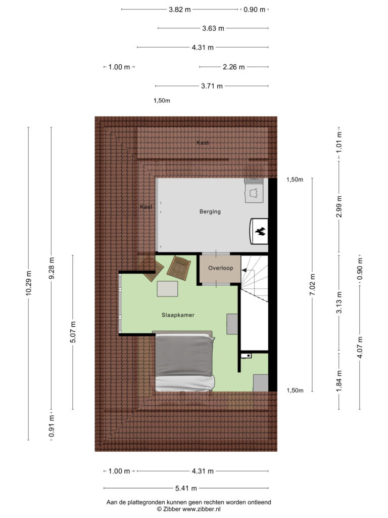 Halsteren – Kapitein Lentingsingel 41 – Plattegrond