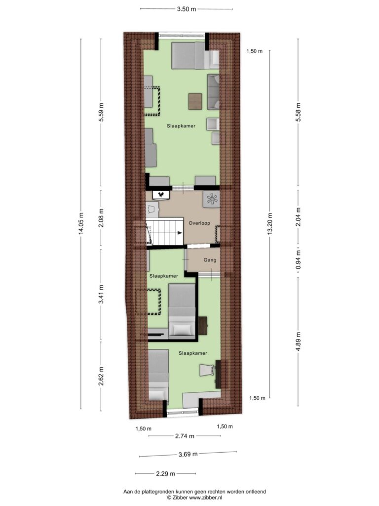 Bergen Op Zoom – Rijkebuurtstraat 11 – Plattegrond 3