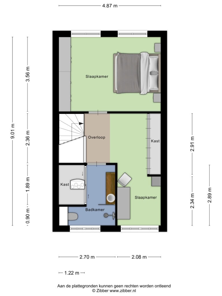 Bergen Op Zoom – Colognekaai 52 – Plattegrond