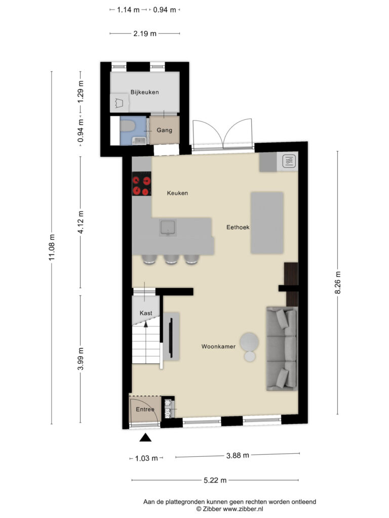 Bergen Op Zoom – Coehoornstraat 16 – Plattegrond 2